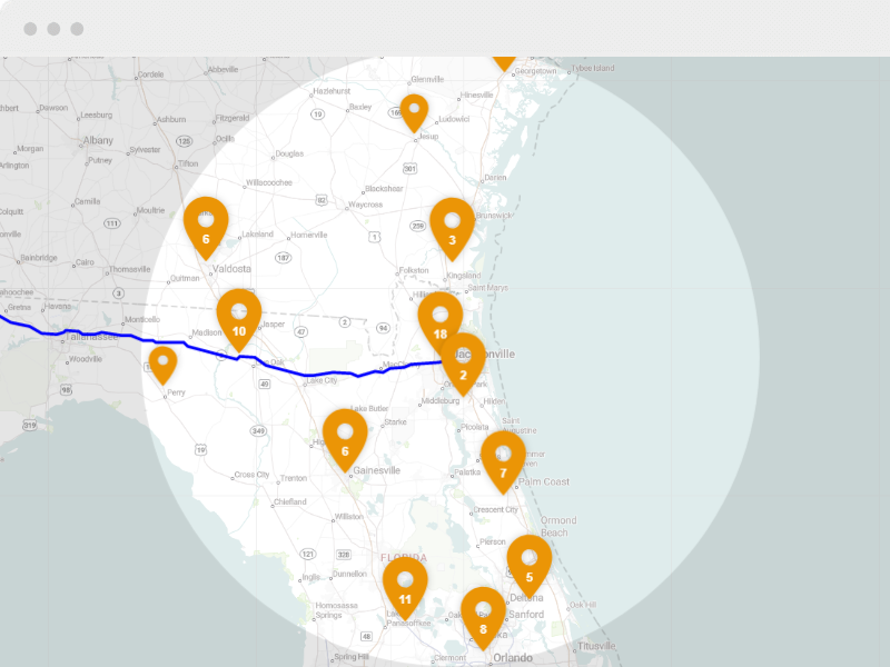 Find GPS verified truck capacity